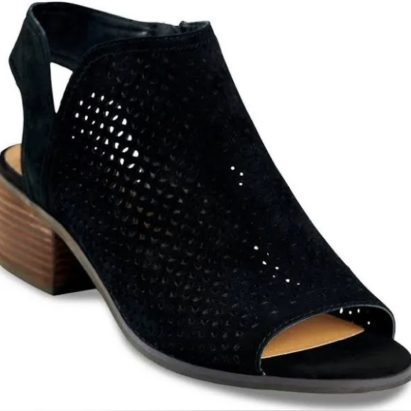 Lucky Brand Shoes - Lucky Beand Black Women's Open-Toe Ankle Boots